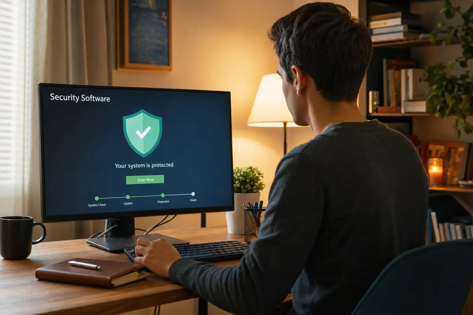 Computersicherheit einrichten am heimischen PC